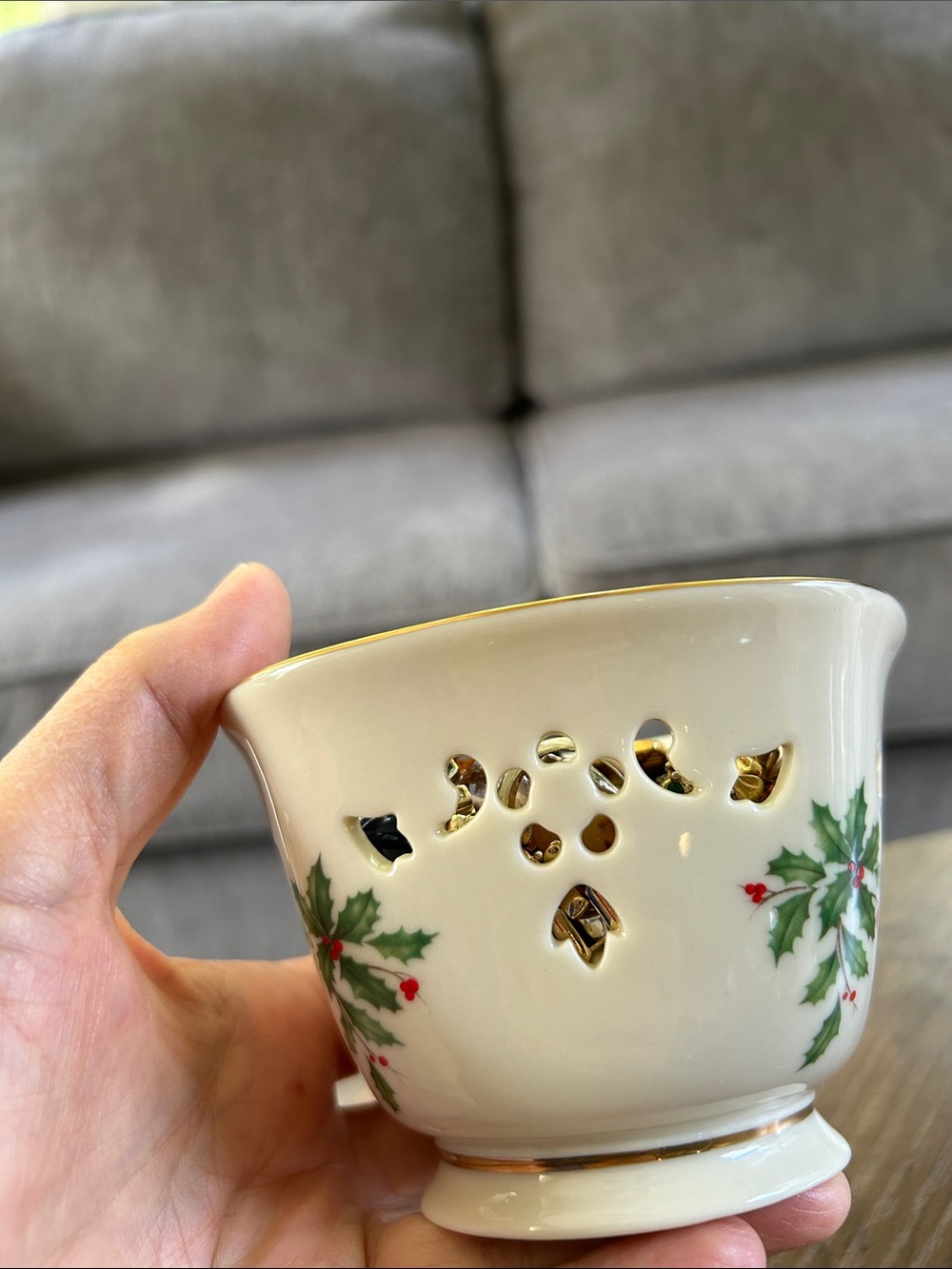 Mystery Jewelry Jar in a Lenox Christmas Dish- All Wearable! - Picture 5 of 8